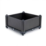 Lit de jardin sur�lev� - bac � fleurs ext�rieur pour cultiver l�gumes, fleurs et fruits sur le balcon ...