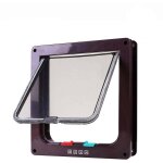 Lit magn�tique pour chat noir taille l avec porte battante et 4 voies de verrouillage pour chats, chatons ...