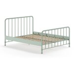 Drawer - lit en métal 160x200cm - vert kaki - atticora Drawer - lit en métal 160x200cm - vert kaki - atticora
