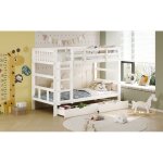 Pergar - lit mezzanine 90x200, lit mezzanine 2 places, lit superpos enfant, deux lits amovibles de 90x200, ...