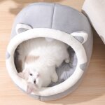 Lits pour panier chats intrieur avec jouet suspendu, lit grotte pour petit chien antidrapant, tente ...