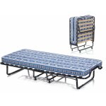 Costway lit pliant 1 personne adulte 200 x 80 cm avec matelas en mousse  mmoire de forme, lit d?apoint ...