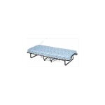 Costway - lit pliant avec matelas 10 cm pais, lit pliant d'appoint 90 x 200cm sur roulettes avec structure ...