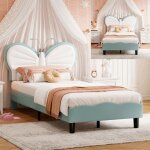 Pergar - lit princesse 90x200 cm, lit fille, lit enfant, avec deux lampes de lecture, t�te de lit en ...