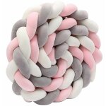 Lit serpent tress tte protection lit bordure lit bb coton noeud oreiller rouleau de lit coussin d'allaitem ...