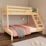 Petits - meubles - lit superpos 90 - 140x200 sommiers inclus rosana - bois