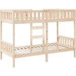 Vidaxl - lit superpos 90x190 cm bois de pin massif