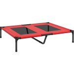 Pawhut - lit sur pieds pour chien chat lit de camp animal lit surlev oxford textilne micro - perfor ...