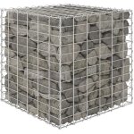 The living store - lit surlev cube  gabion fil d'acier 60x60x60 cm - jardinire  gabion - bordure ...