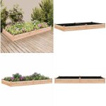 Vidaxl - lit surlev de jardin doublure 240x120x25 cm bois massif sapin - jardiniere - bac plante - ...