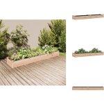 Lit surlev de jardin doublure 240x45x25 cm bois massif sapin - lit surlev - jardin - bac  plantation ...