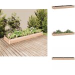 Lit surlev de jardin doublure 240x60x25 cm bois massif sapin - lit surlev - jardin - bac  plantation ...