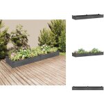 Lit surlev de jardin doublure 240x60x25 cm bois massif sapin - lit surlev - jardin - bac  plantation ...