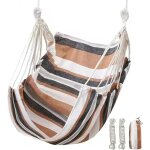 Lit suspendu - balancelle �tudiante - coton - int�rieur / ext�rieur - 100 x 130 cm