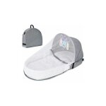 Gotrays - lit de voyage pour bb avec moustiquaire  baldaquin, lit bb pliable avec moustiquaire lit ...