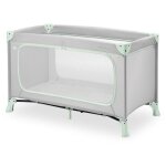 Lit de voyage - hauck - dream n play plus - 60 x 120 cm - des la naissance - pliable - dusty bleu