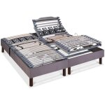Bellecour - literie jeu de 2 sommiers électriques athena 2x70x200 cm lattes & plots Bellecour - literie jeu de 2 sommiers électriques athena 2x70x200 cm lattes & plots