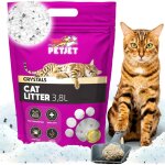 Liti�re pour chat absorbante en silicone petjet pour le bac � liti�re, non agglom�rante, efficace petjet ...