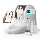 P1 ultra litire chat autonettoyante, certifie par le tv, bac  litire autonettoyante, limination ...