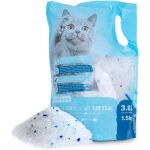 Litire pour chat, cristaux de silicate, litire pour chat de haute qualit, sans poussire ni grumeaux, ...