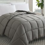 Litreve - couette 220x240cm chaude et douce 400g - m2 hypoallergénique gris reversible 4 saison avec ... Litreve - couette 220x240cm chaude et douce 400g - m2 hypoallergénique gris reversible 4 saison avec ...