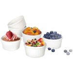 Livello 6 ramequins cuits au four 0, 18 l bols ronds ramequins stromboli