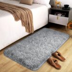 S living room ? grey area rugs for bedroom non slip ? fluffy shaggy rug super soft small thick pile non ...