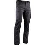 Lma - pantalon stretch bicolore gris / noir avec poches genouillres vulcain 44