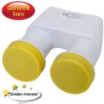 Lnb monobloc single 6� double t�te parabole hd 0, 1