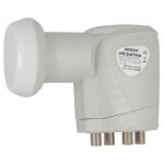 Lnb quad quatwin tete 4 sorties independante satellite astra hotbird 0. 3db sedea
