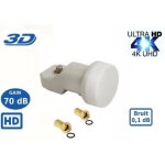 Lnb single sr - 123, 0. 1db high gain 70 db t�te parabole universelle compatible full hd 4k tntsatcanal ...