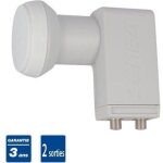 Lnb twin 2 double sorties independantes tete satellite hd astra hotbird