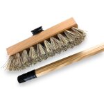 Lnt - 1 balai brosse lave pont en chiendent , con�u pour un nettoyage efficace et polyvalente. manche ...