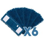 Lot de 6 housses dépoussiérantes 3d microfibres frizzy pour balai professionnel combiné, housses plates ... Lot de 6 housses dépoussiérantes 3d microfibres frizzy pour balai professionnel combiné, housses plates ...