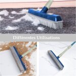 Lnt - balai caoutchouc de silicone anti - rayures, avec raclette, manche t�l�scopique, pour enlever les ...