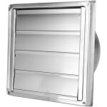 150mm Évent carré, grille de conduit d'air en acier inoxydable le couvercle carré du ventilateur d'extraction ... 150mm Évent carré, grille de conduit d'air en acier inoxydable le couvercle carré du ventilateur d'extraction ...
