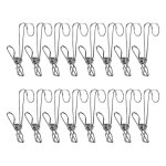 16 pinces  vtements pinces  linge en mtal avec crochets pinces  sac de nourriture pinces  cartes ...