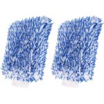 Lot de 2 gants de lavage de voiture en microfibre, gants de nettoyage de voiture, gants de nettoyage ...