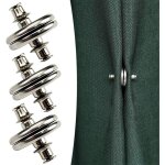 Lntyq 2 paires d'embrasses magn�tiques, attaches magn�tiques pour rideaux, accessoires pour rideaux, ...