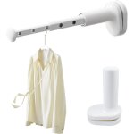 Lntyq 2 pi�ces etendoir a linge retractable, s�choir � linge voyage, portant a vetement pliable, suspend ...