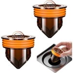 2 pices siphon de sol anti - refoulement, clapet anti - retour pour vier de douche, siphon de sol  ...