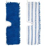 Lot de 2 recharges de balai � franges en microfibre lavable et r�utilisable pour balai o - cedar, nettoyage ...