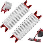 Lot de 2 replacement microfibre pad, ttes de balai plates en microfibre pour vileda ultramax 2 en 1 ...