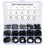 Lntyq lot de 200 joints toriques en caoutchouc nitrile assortis, joints toriques pour robinet de cuisine, ... Lntyq lot de 200 joints toriques en caoutchouc nitrile assortis, joints toriques pour robinet de cuisine, ...