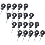 20pcs isolateurs à visser, isolateurs annulaires, clôture Électrique isolateurs à vis, pour poteau en ... 20pcs isolateurs à visser, isolateurs annulaires, clôture Électrique isolateurs à vis, pour poteau en ...