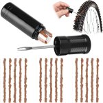 21 kit de rparation de pneus tubeless vtt, crevaison de pneu de vlo, reparation velo bandes de caoutchouc ...