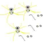 Lntyq lot de 3 aluminium fils tête coupe - bordure tête double fil bobine tête fil nylon pour débroussailleuse ... Lntyq lot de 3 aluminium fils tête coupe - bordure tête double fil bobine tête fil nylon pour débroussailleuse ...