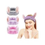 3 pices bandeau maquillage cheveux femme mignon serre tte bandeau soin visage oreilles de lapin bandeau ...