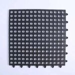 Lntyq lot de 4 dalles de drainage embotables, 30, 5 x 30, 5 cm, antidrapantes, pour sol de piscine, ...