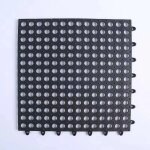 Lntyq lot de 4 dalles de drainage embotables, 30, 5 x 30, 5 cm, antidrapantes, pour sol de piscine, ...